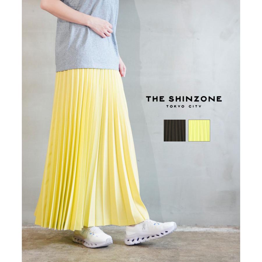ザ シンゾーン PLEATS SKIRT THE SHINZONE 2023春夏新作 レディース  