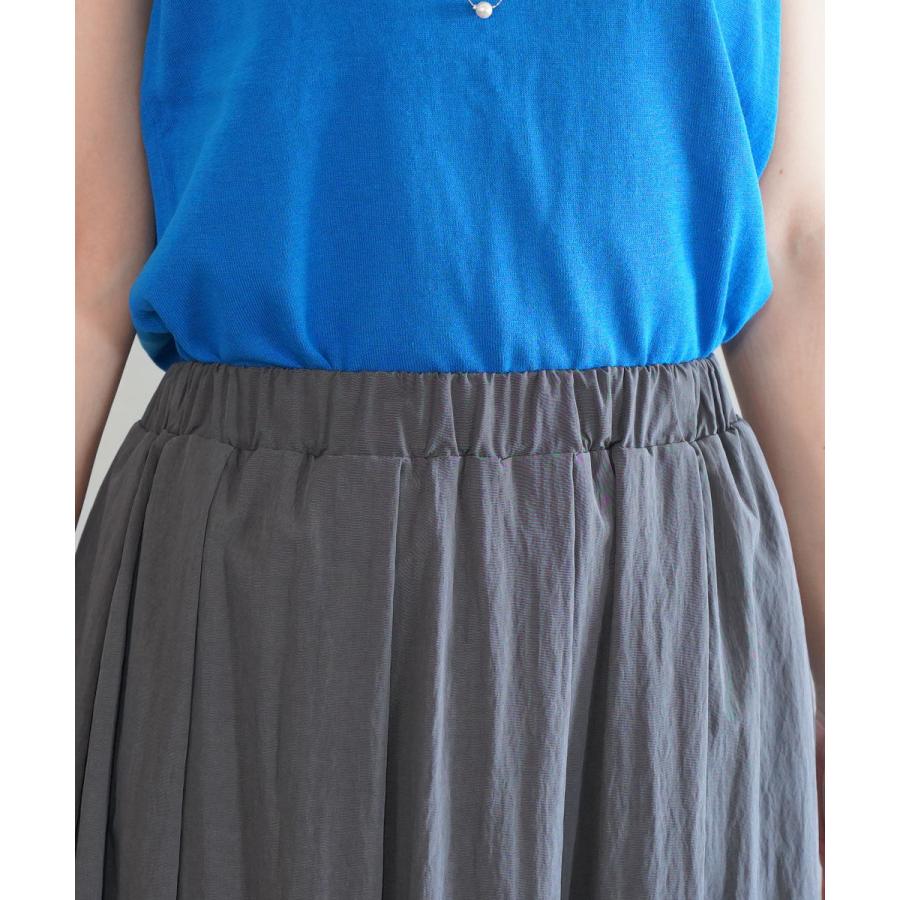 ストックアンドインテリジェンス タックギャザースカート