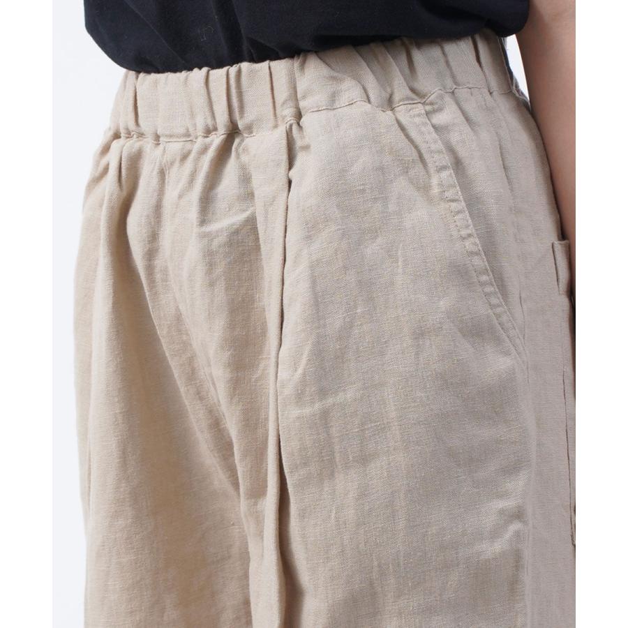 HEAVENLYヘビーリネンタックパンツ　ゼロハチマブnest Robe　SM2 HEAVENLY（ヘブンリー） ヘビーリネンパンツ レディース 国内正規品