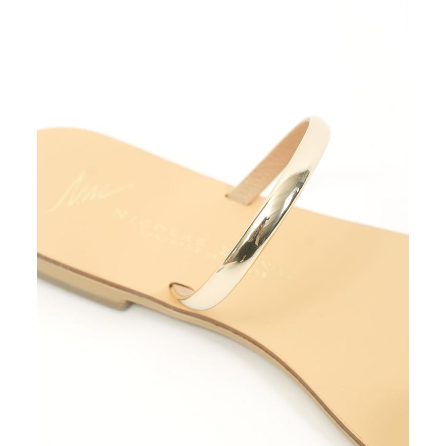 ニコラスライナス フィンガーフックフラットサンダル NICOLAS LAINAS