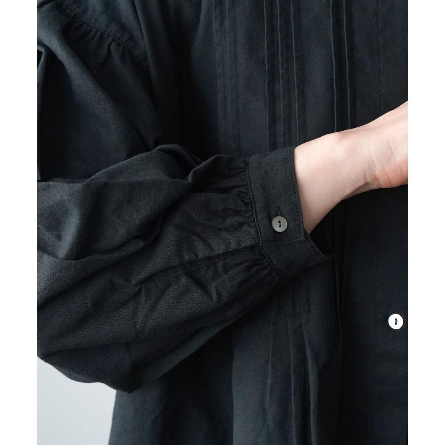 ヘブンリー コットンリネン ピンタック オープンワンピース HEAVENLY  