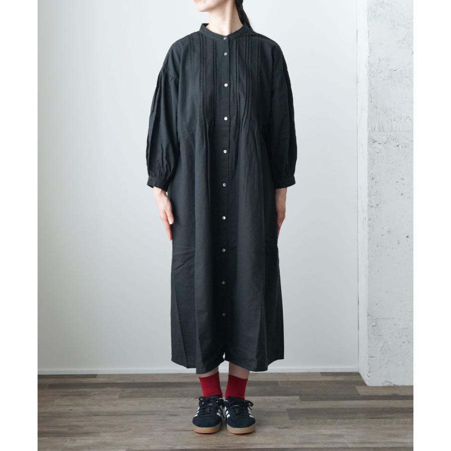 ヘブンリー コットンリネン ピンタック オープンワンピース HEAVENLY  