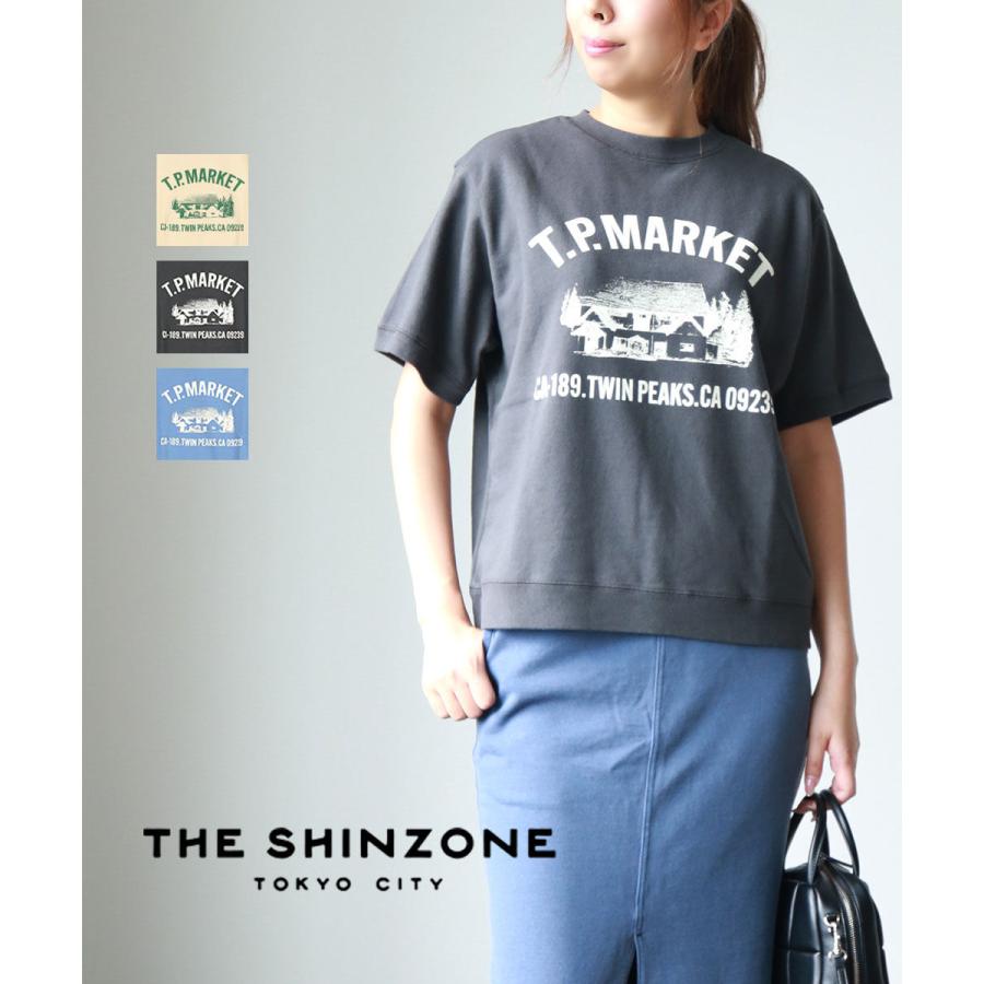 ザ シンゾーン T.P.MARKET HALF SLEEVE SWEAT THE SHINZONE レディース