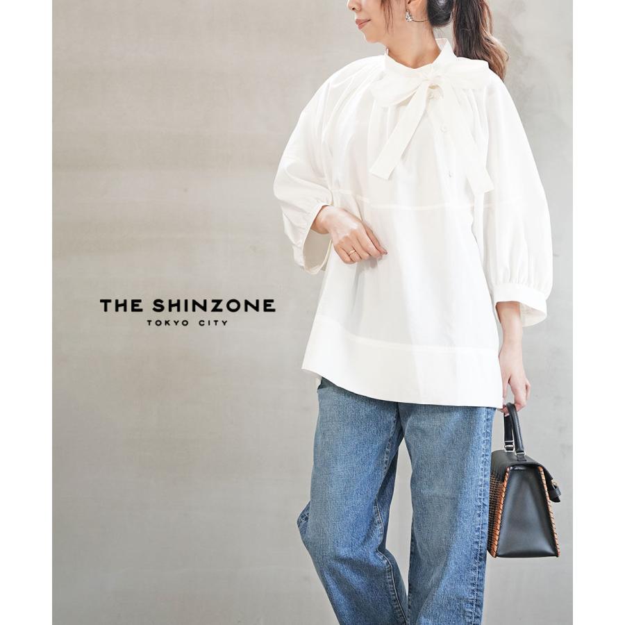 THE SHINZONE（ザ シンゾーン） ザ シンゾーン ギャザー タイブラウス 