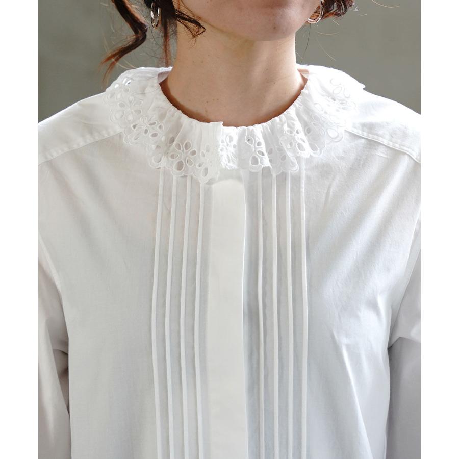 THE SHINZONE ザ シンゾーン レースカラー ブラウス LACE COLLAR THE SHINZONE ザ シンゾーン レースカラー ブラウス LACE COLLAR
