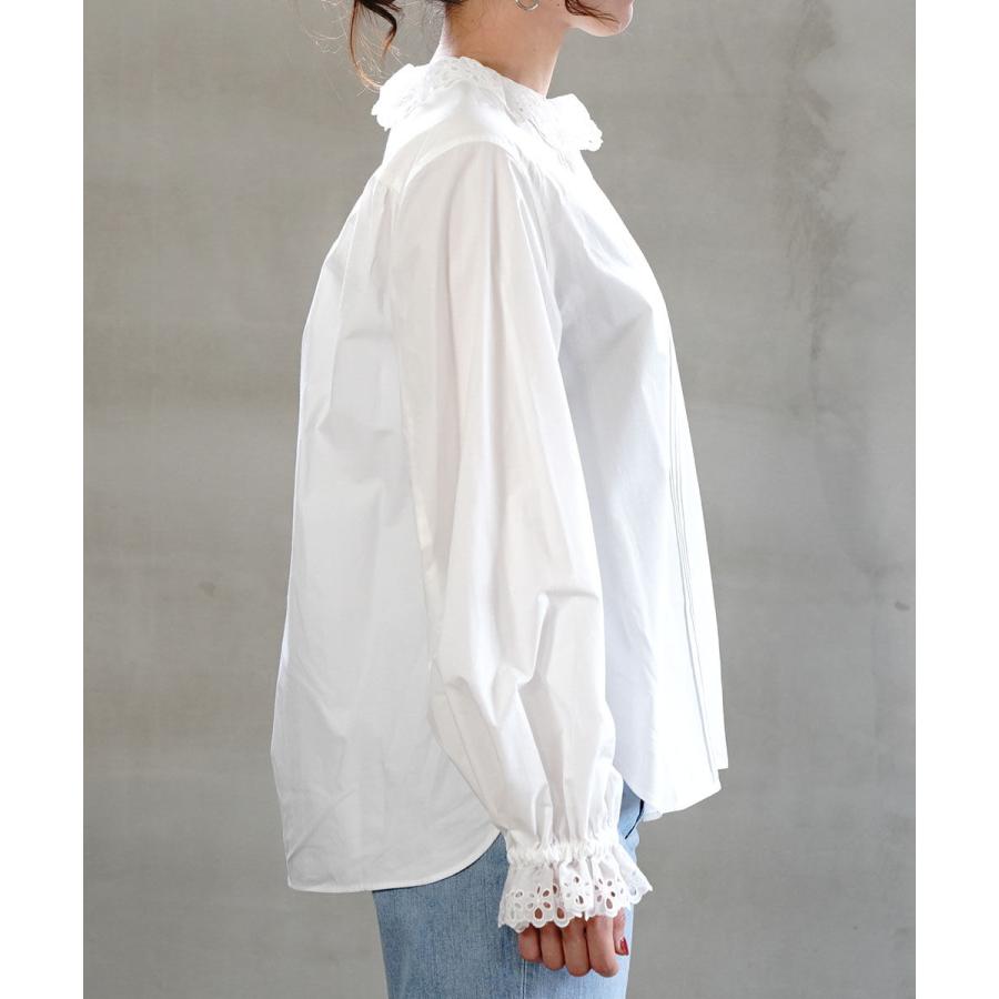 THE SHINZONE ザ シンゾーン レースカラー ブラウス LACE COLLAR THE SHINZONE ザ シンゾーン レースカラー ブラウス LACE COLLAR