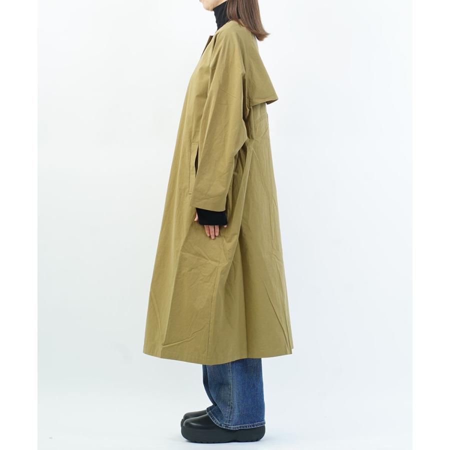 〈極美品〉ebure × Ron herman コットンツイルノーカラーコート kigaeru_270016091035