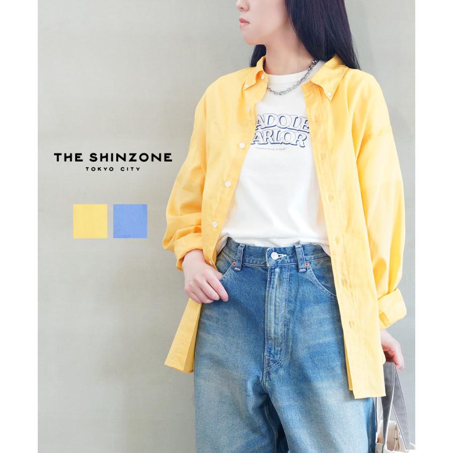 ザ シンゾーン SHEER DADDY SHIRT THE SHINZONE 2026春夏新作