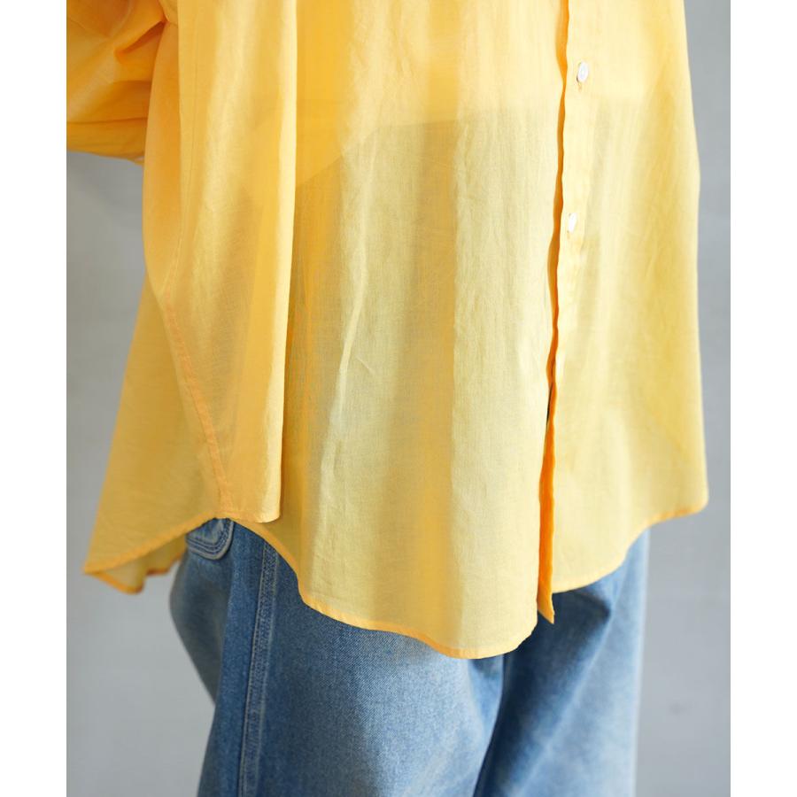 ザ シンゾーン SHEER DADDY SHIRT THE SHINZONE 2026春夏新作