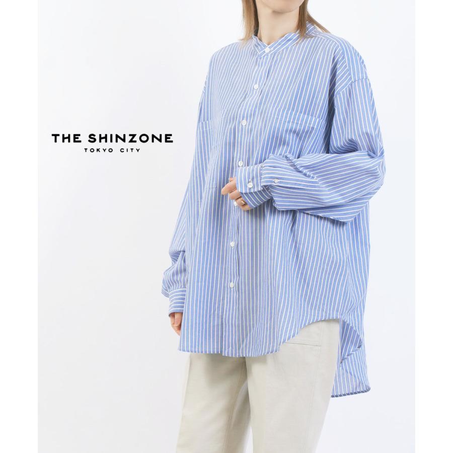 ザ シンゾーン STAND COLLAR DADDY SHIRT THE SHINZONE レディース
