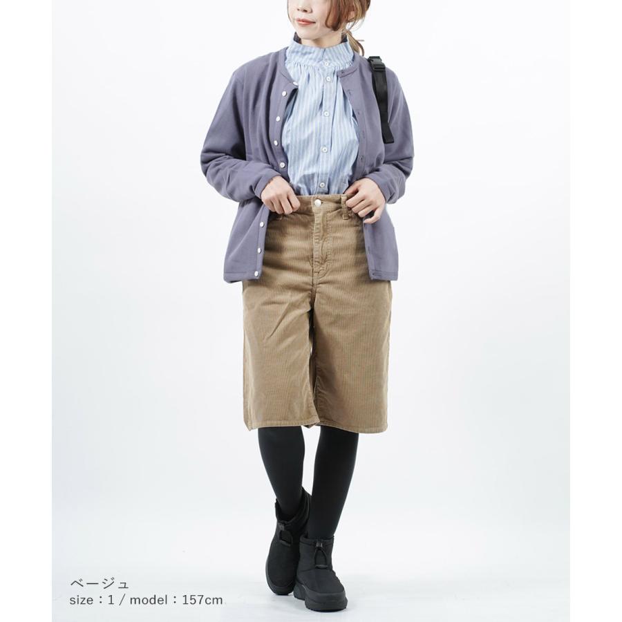caqu（サキュウ） ハーフパンツ FS cord falf pants caqu レディース