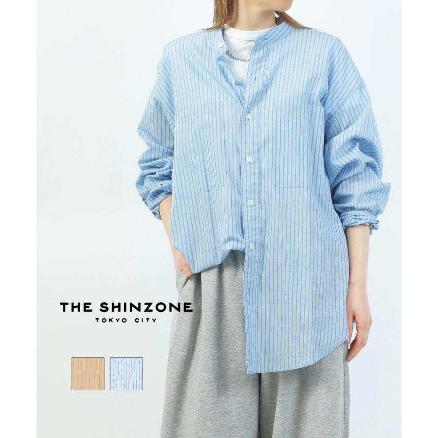 ザ シンゾーン STAND COLLAR DADDY SHIRT THE SHINZONE 2026春夏新作