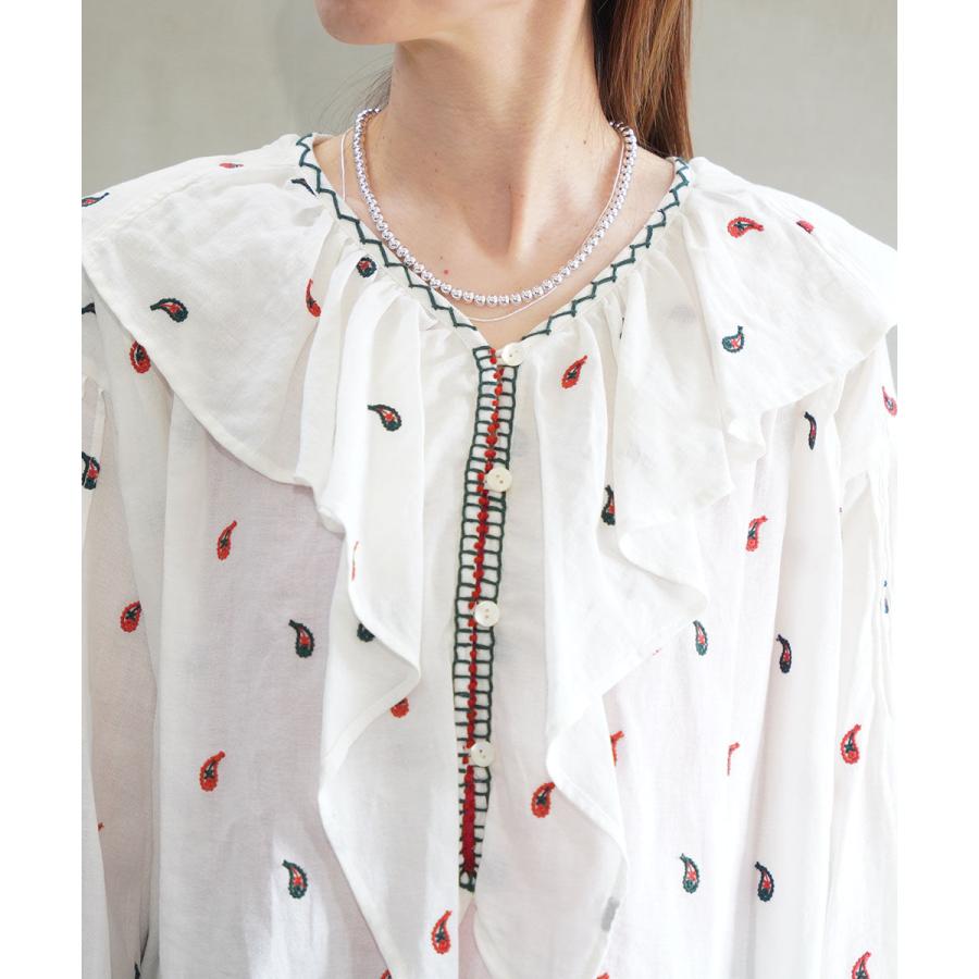 ザ シンゾーン PAISLEY EMBROIDERED BLOUSE THE SHINZONE 2026春夏新作