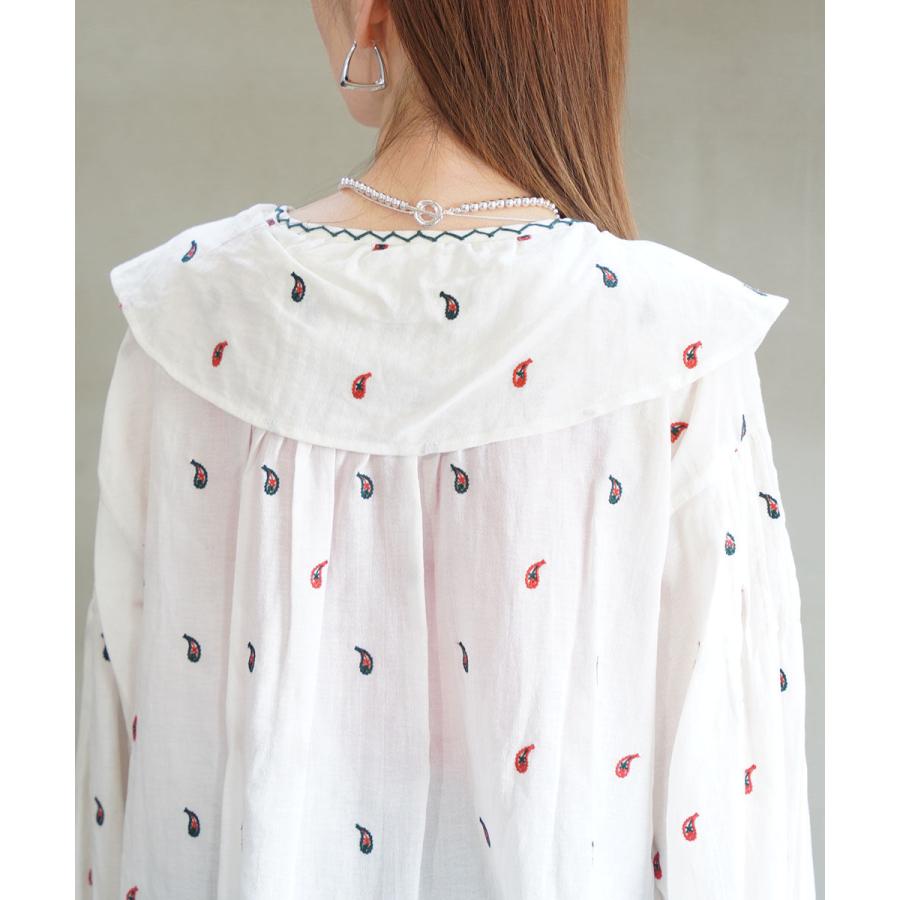 ザ シンゾーン PAISLEY EMBROIDERED BLOUSE THE SHINZONE 2026春夏新作