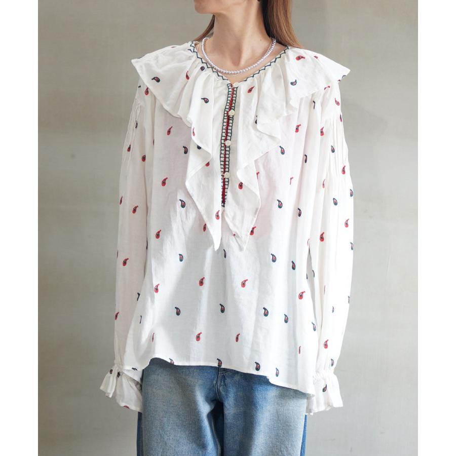 ザ シンゾーン PAISLEY EMBROIDERED BLOUSE THE SHINZONE 2026春夏新作