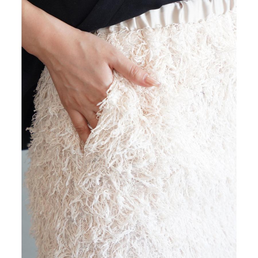 シニヨン モケモケフリンジナロースカート CHIGNON 2745-272NH 国内正規品 220409 送料無料 シニヨン モケモケフリンジナロースカート CHIGNON レディース 国内