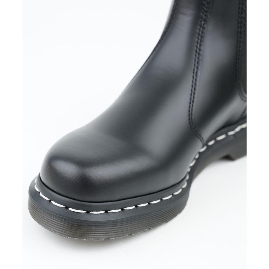 極美品 ドクターマーチン UK4 2976 ホワイトステッチ チェルシーブーツ ドクターマーチン APAC限定 2976 ホワイトステッチ チェルシーブーツ