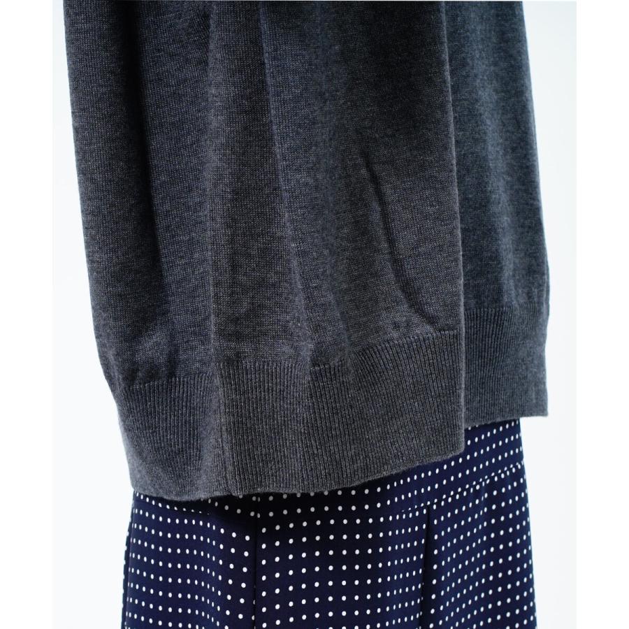 mizuiroind（ミズイロインド） ニットベスト アシンメトリーカラー