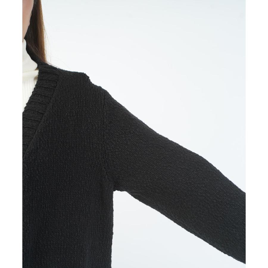 ミズイロインド リリーヤーンVネックカーディガン mizuiro ind 2025