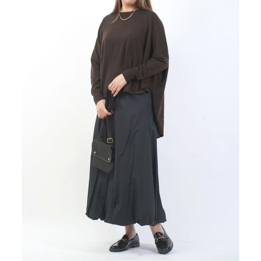 ミズイロインド フロントシームコクーンプルオーバー mizuiro ind