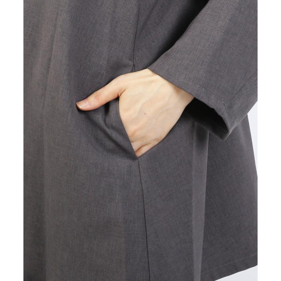 ミズイロインド　テーラードワイドシャツジャケット　ベージュ　美品　再お値下げ☆ mizuiro ind（ミズイロインド） テーラードシャツ ジャケット