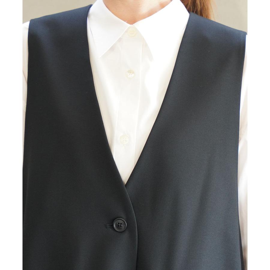 ミズイロインド ディープVネックワイドベスト mizuiro ind 2025秋冬