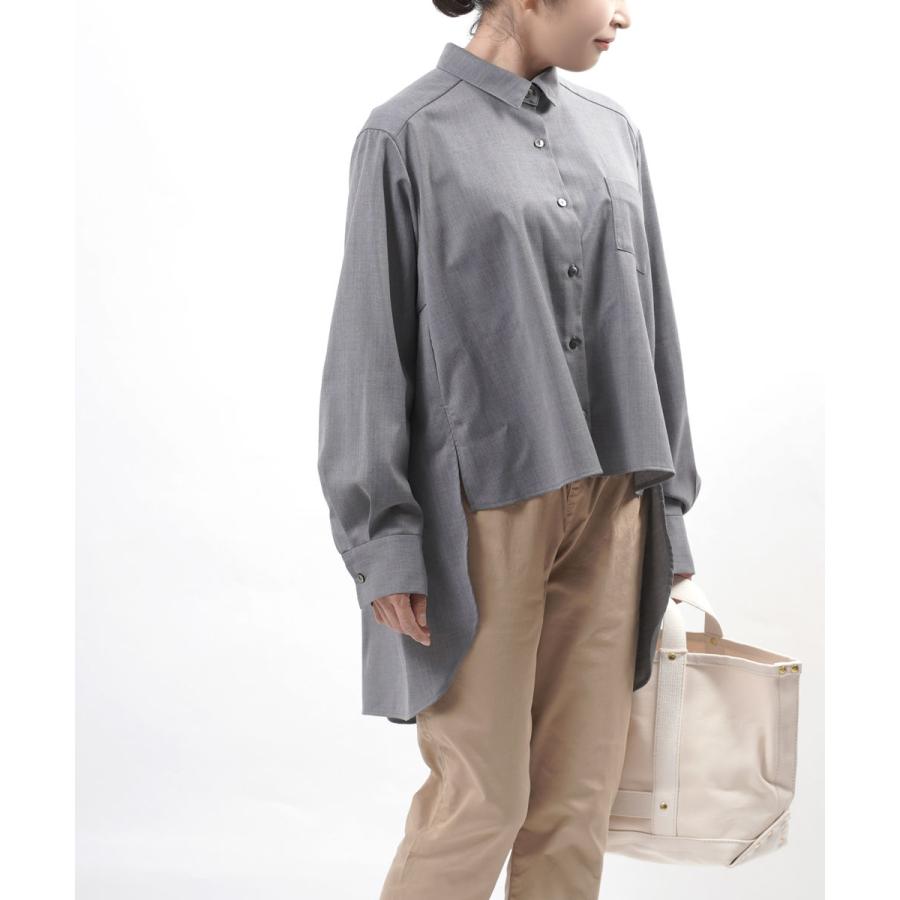 ミズイロインド バックロングレングスシャツ ロングシャツ スリットシャツ T W Back Long Length Shirt Mizuiro Ind 秋冬新作 レディース 国内正規品 Etre Par Bleu Comme Bleu 通販 Paypayモール