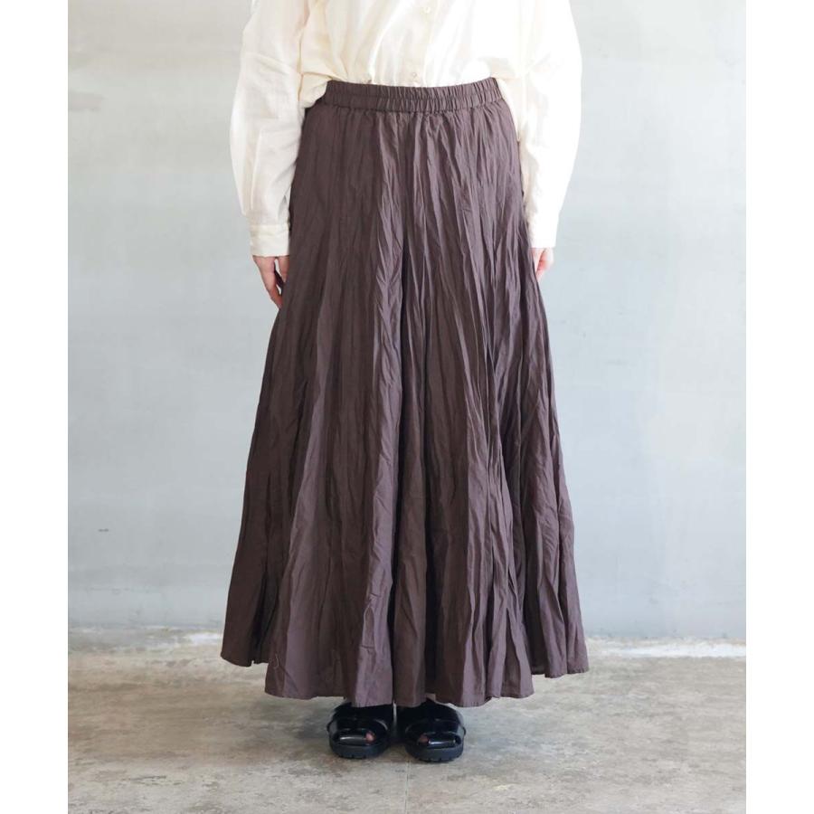 ミズイロインド ボリュームフレアスカート mizuiro ind 2025秋冬新作