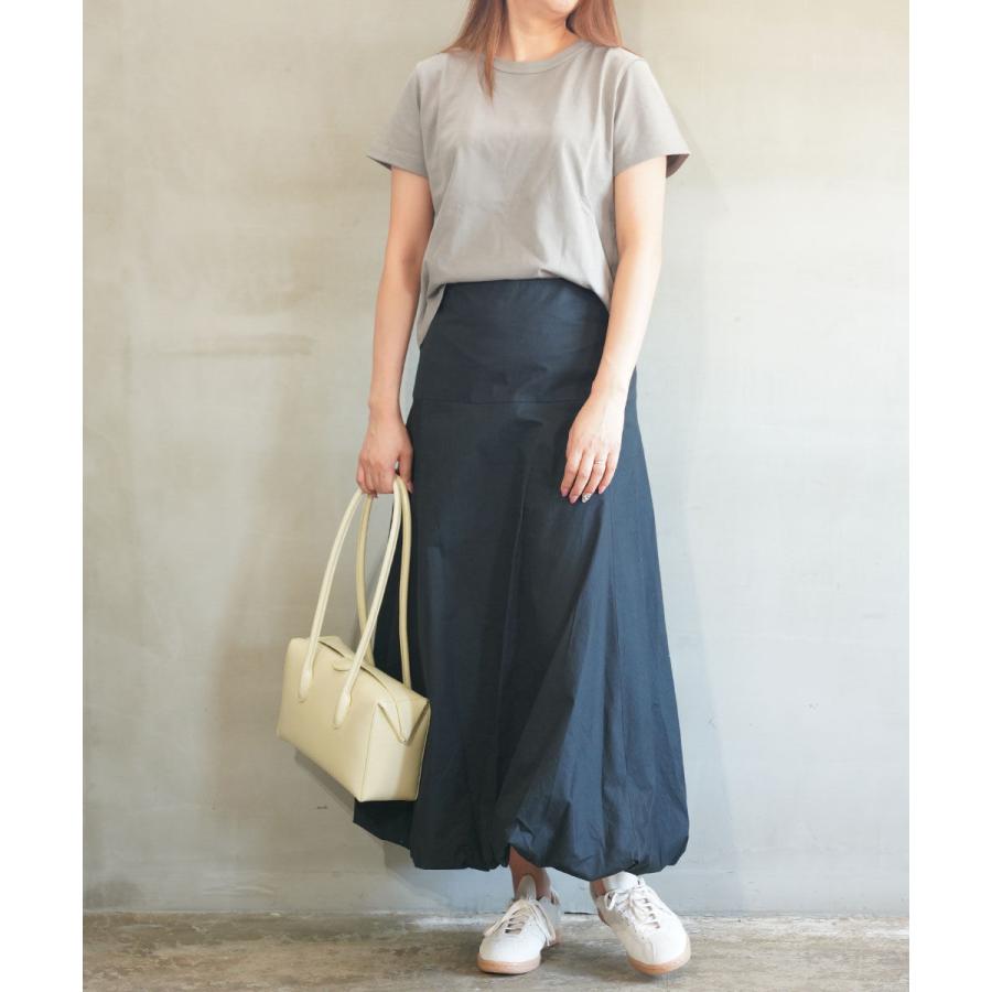 ミズイロインド ロングフレアバルーンスカート mizuiro ind 2025