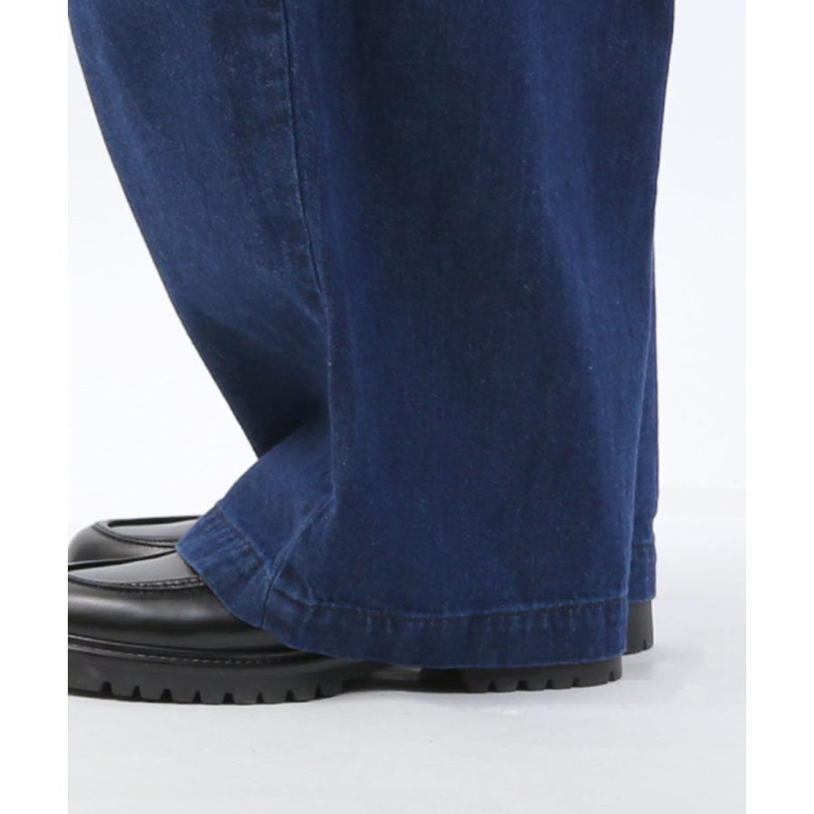 mizuiroindデニムタックワイドパンツ ミズイロインド デニムタックワイドパンツ mizuiro ind 2025秋冬新作