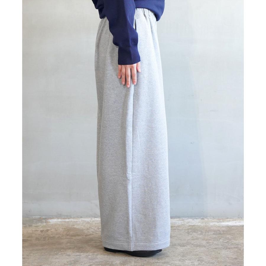 ミズイロインド スウェット ワイド イージーパンツ mizuiro ind 2025