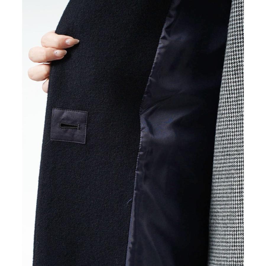 mizuiroind（ミズイロインド） スタンドカラー ウールコート