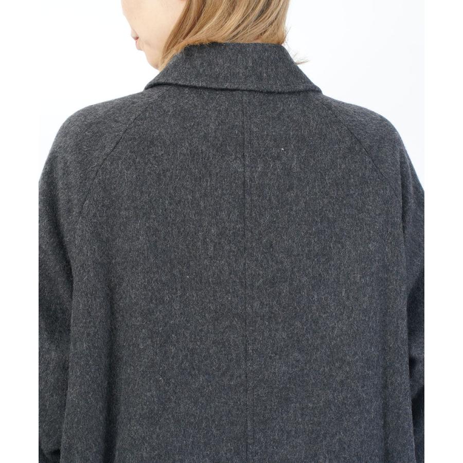 ミズイロインド ウールブレンド バルマカーンコート mizuiro ind