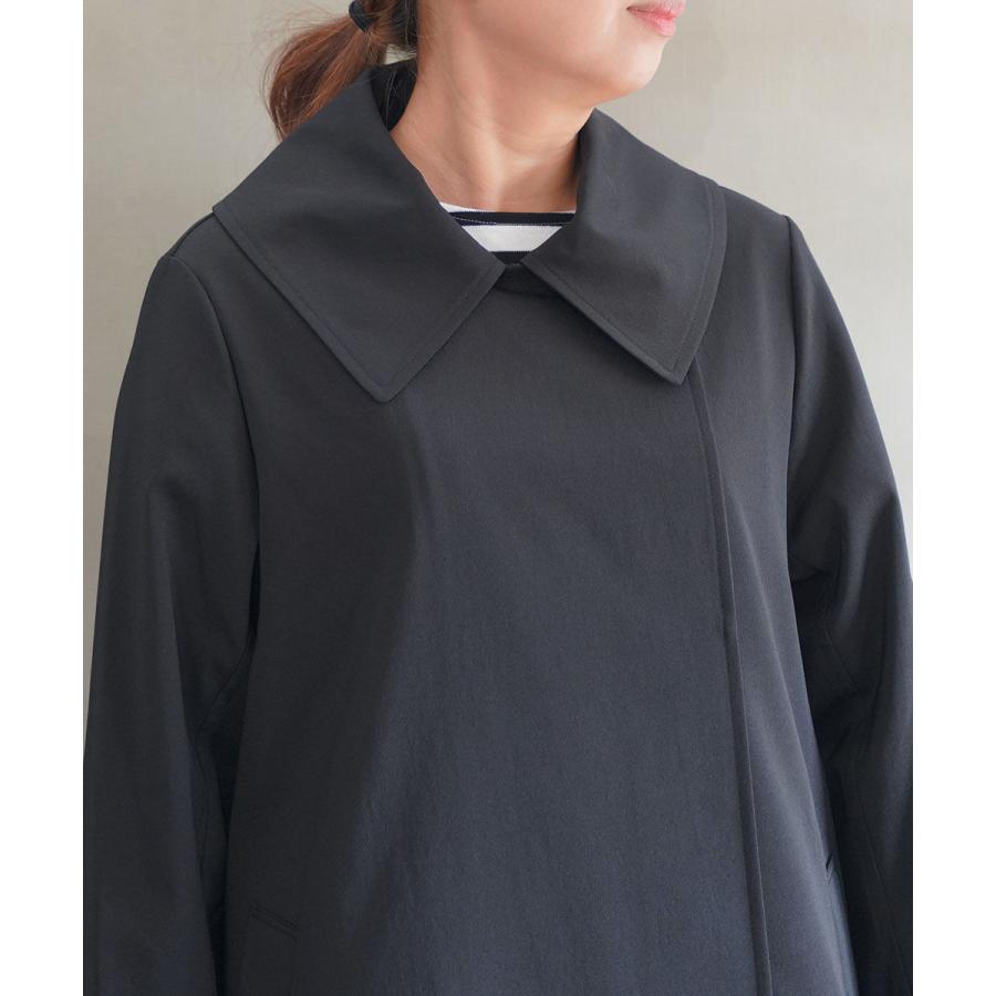 ミズイロインド ポリエステル トレンチコート mizuiro ind レディース