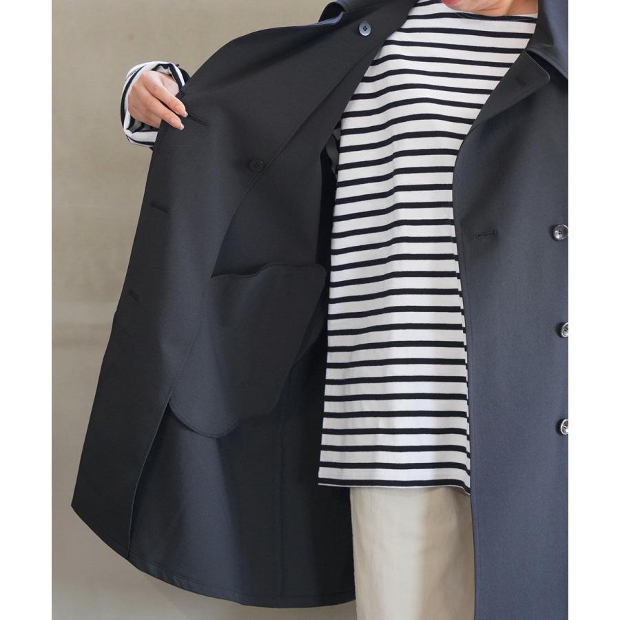 ミズイロインド ポリエステル トレンチコート mizuiro ind レディース