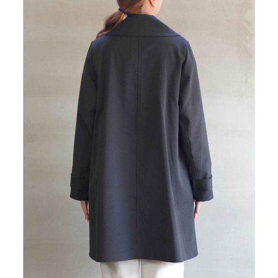 ミズイロインド ポリエステル トレンチコート mizuiro ind レディース