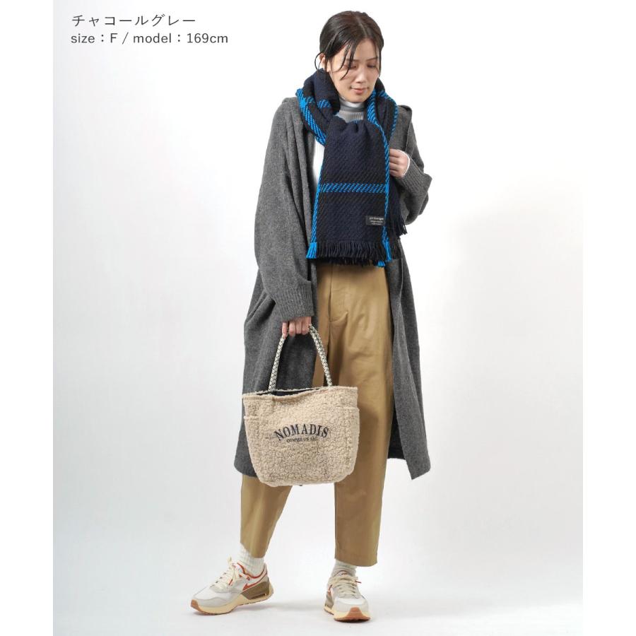 MidiUmi（ミディウミ） フーデッド ロングコート Midi-Umi レディース