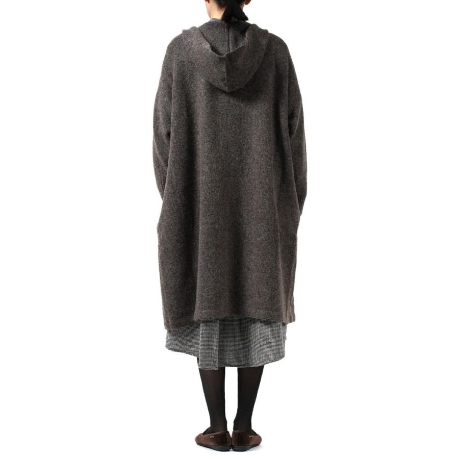 【値下】Midi Umi ミディウミ　美品　ロングコート　ボア　インナー付　黒 MidiUmi（ミディウミ） フーデッド ロングコート Midi-Umi レディース