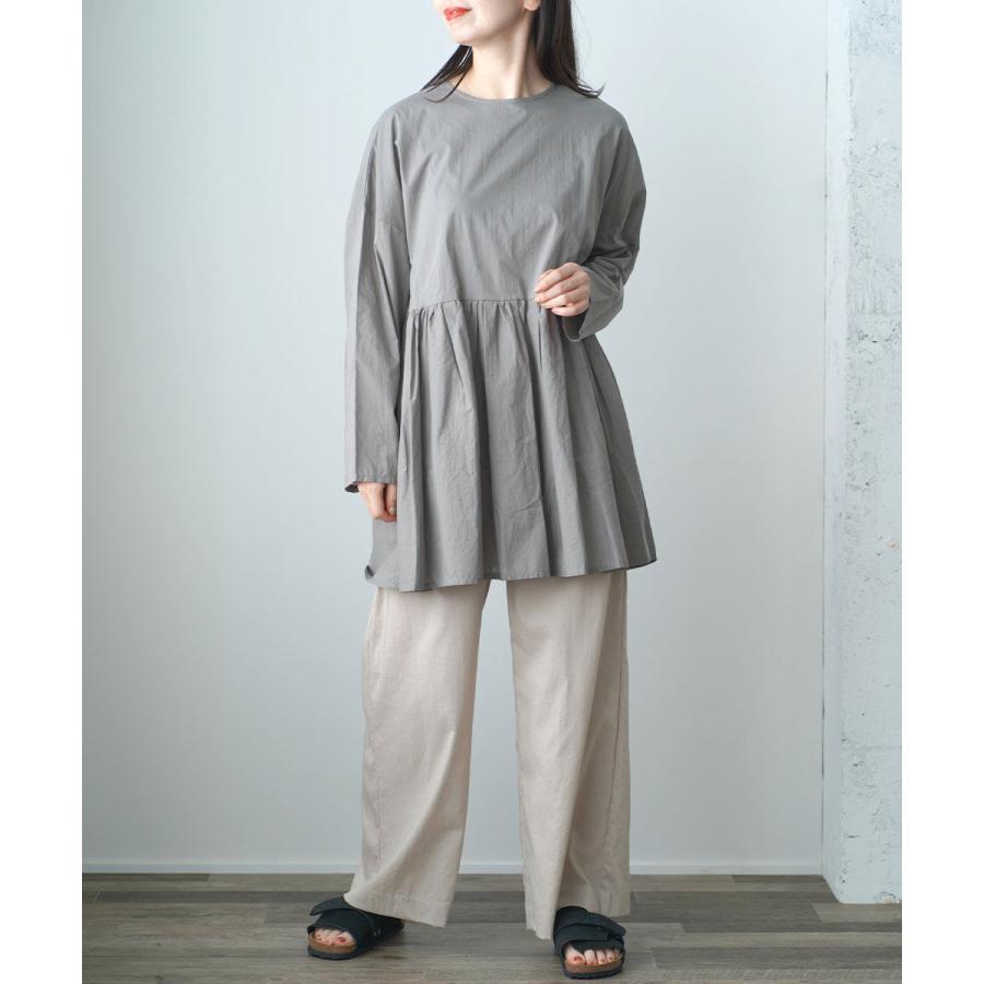 ミディウミ ギャザースウィッチングチュニック Midi-Umi レディース