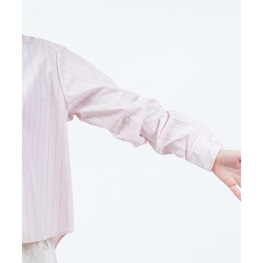 ミディウミ パターンショートシャツ Midi-Umi 2025秋冬新作 レディース