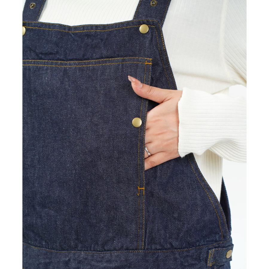 ミディウミ デニムオーバーオール Midi-Umi レディース 国内正規品