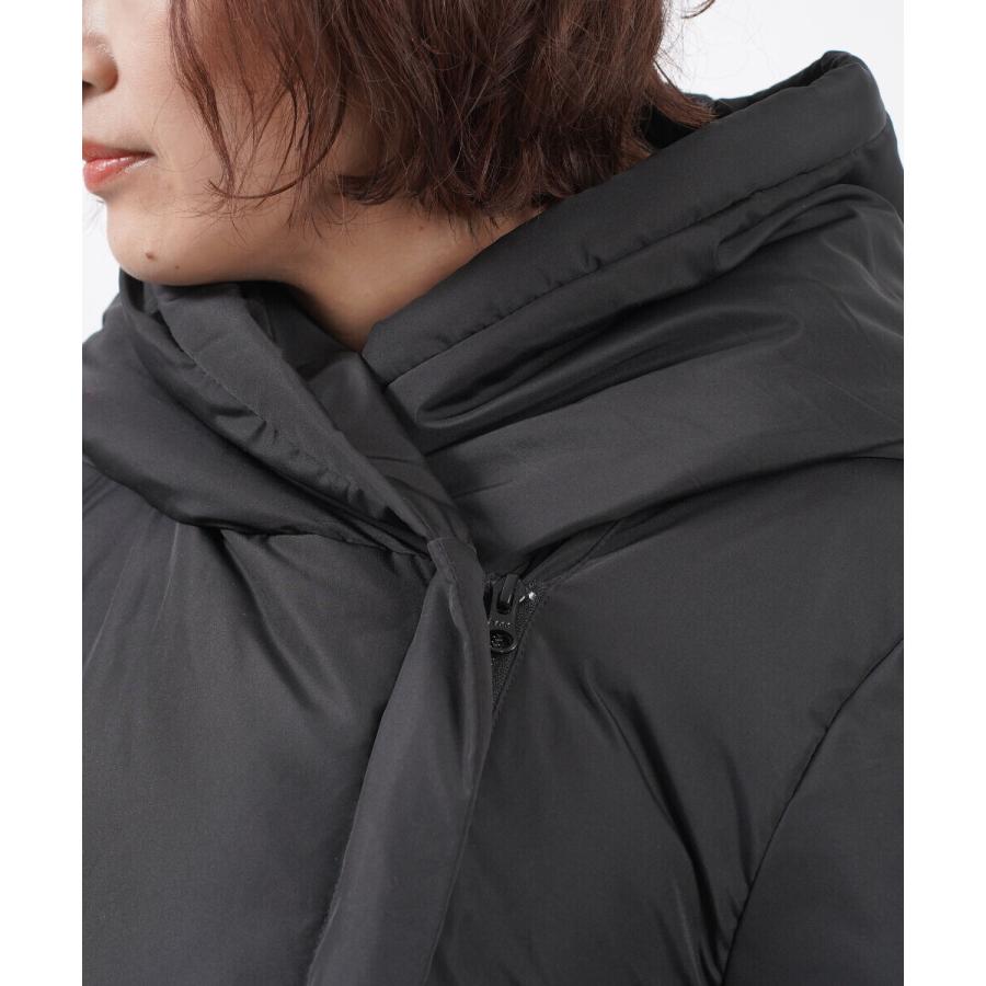 ミディウミ ダウンコート ダウンブルゾン UP cycle down hooded