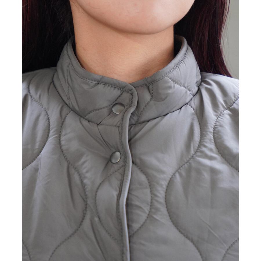 ミディウミ キルティングリバーシブルベスト Midi-Umi 2025秋冬新作