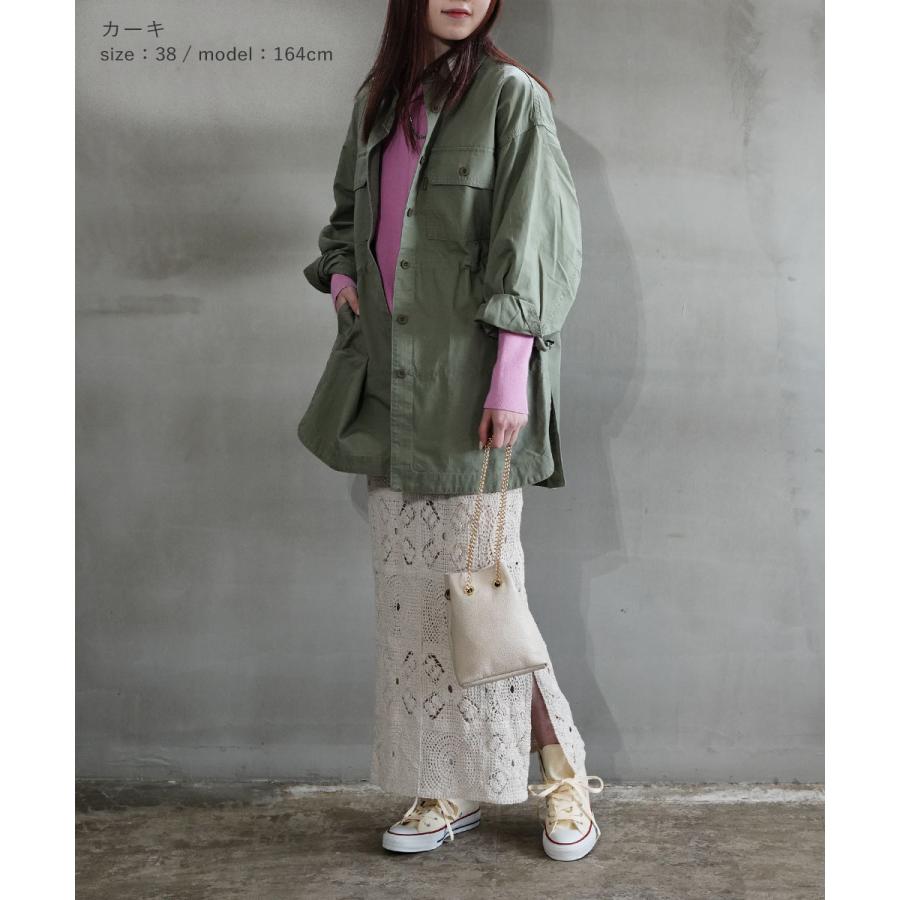 lelill レリル　タグ付き新品　ミリタリーシャツ　カーキ レリル ミリタリーシャツ lelill レディース 国内正規品 爆買 : etre