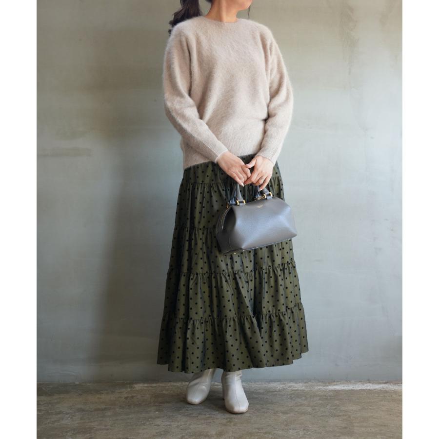 PUPULA（ププラ） フォックスカシミヤ クルーネックニット レディース