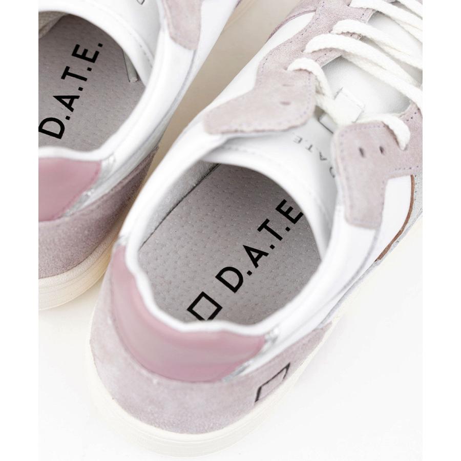 デイト スニーカー COURT 2.0 MID-POP-WHITE-PINK D.A.T.E. レディース 国内正規品｜etre｜10