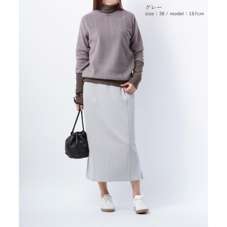 PUPULA（ププラ） GMフリース×リブハイネックプルオーバー レディース