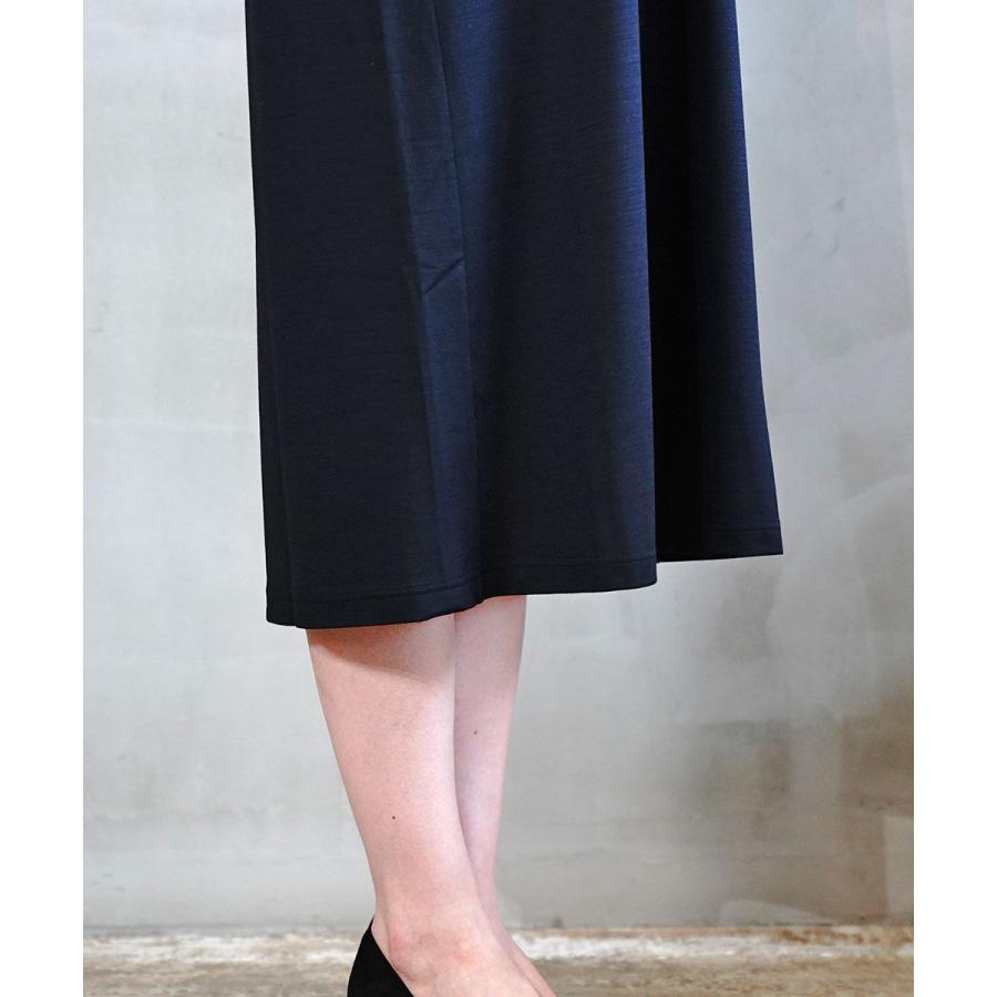 PUPULA（ププラ） ジャガード×ボイルスリーブ ワンピース レディース