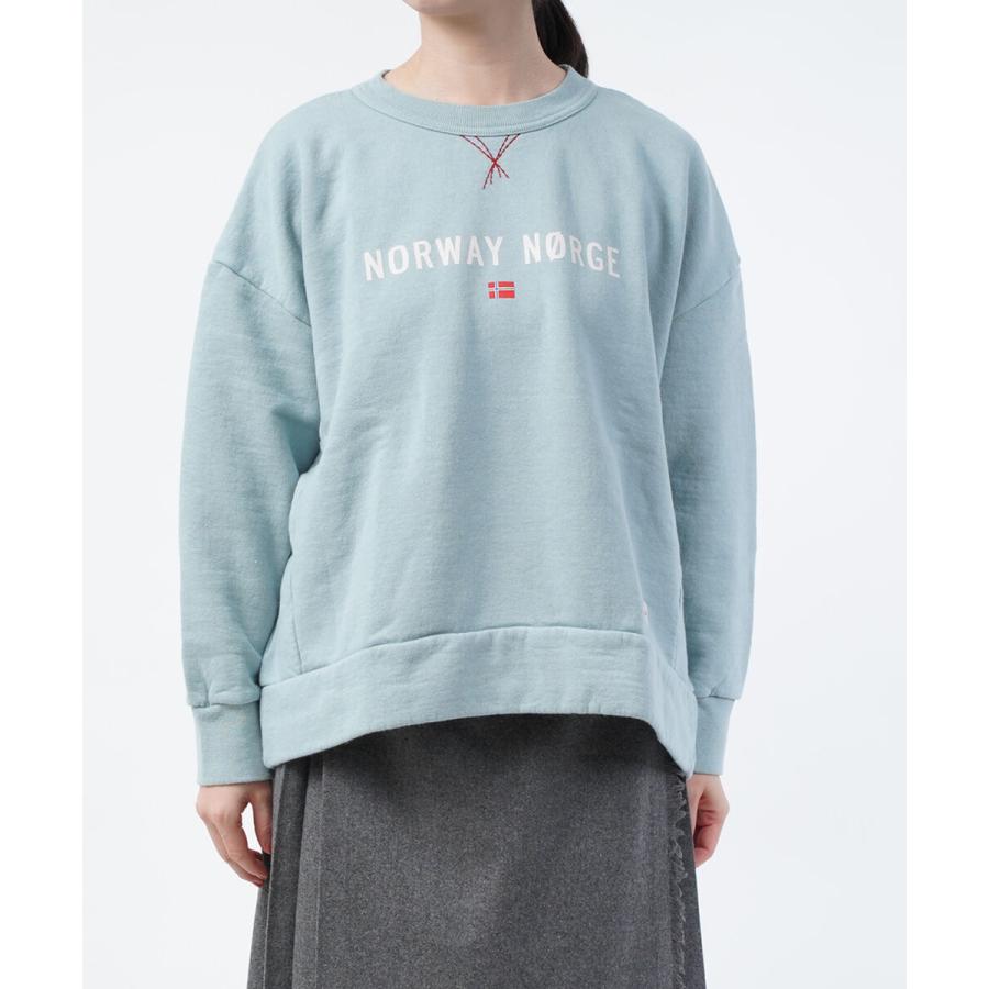 快晴堂 カイセイドウ 裏起毛 ロゴトレーナー D柄 ノルウェーの妖精