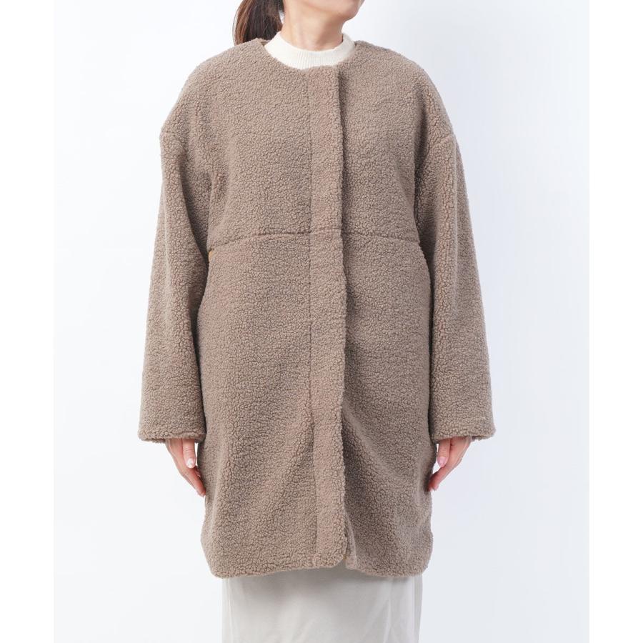 BONHEUR（ボヌール） ボア×キルト ロングコート レディース 国内正規品 
